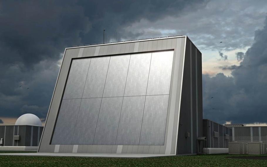 The Missile Defense Agency is seeking public feedback on potential locations in Hawaii for the Homeland Defense Radar, shown here in an artist’s conceptual rendering. (Missile Defense Agency)