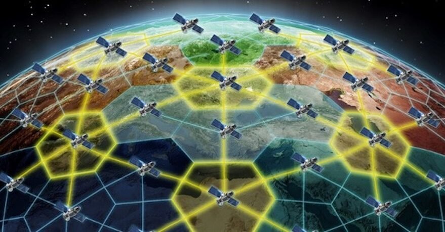 Under a program called Space-Based Adaptive Communications Node (Space-BACN), DARPA seeks a low-cost, reconfigurable optical communications terminal. Credit: DARPA