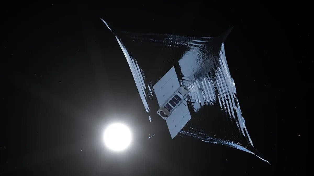 ESA successfully deploys braking sail for deorbiting small satellites