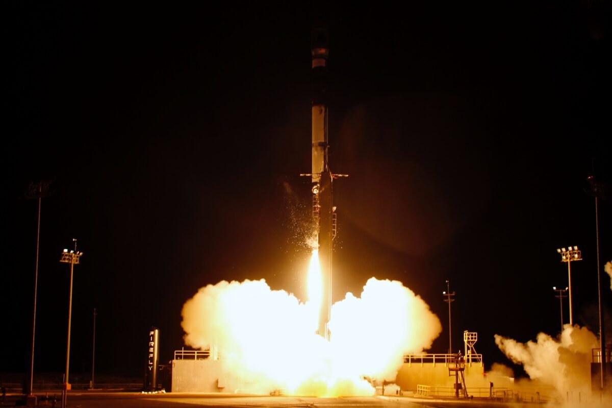 The Space Force mission known as Victus Nox flew on a Firefly Alpha rocket. It lifted off Sept. 14, 2023, from Space Launch Complex 2 West at Vandenberg Space Force Base, California. Credit: Firefly Aerospace